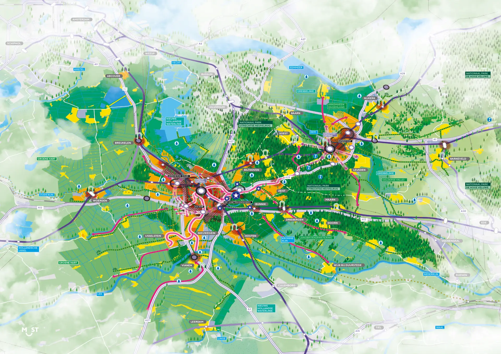 Lees meer over het artikel Ontwikkelperspectief 2040 NOVEX–gebied Utrecht–Amersfoort