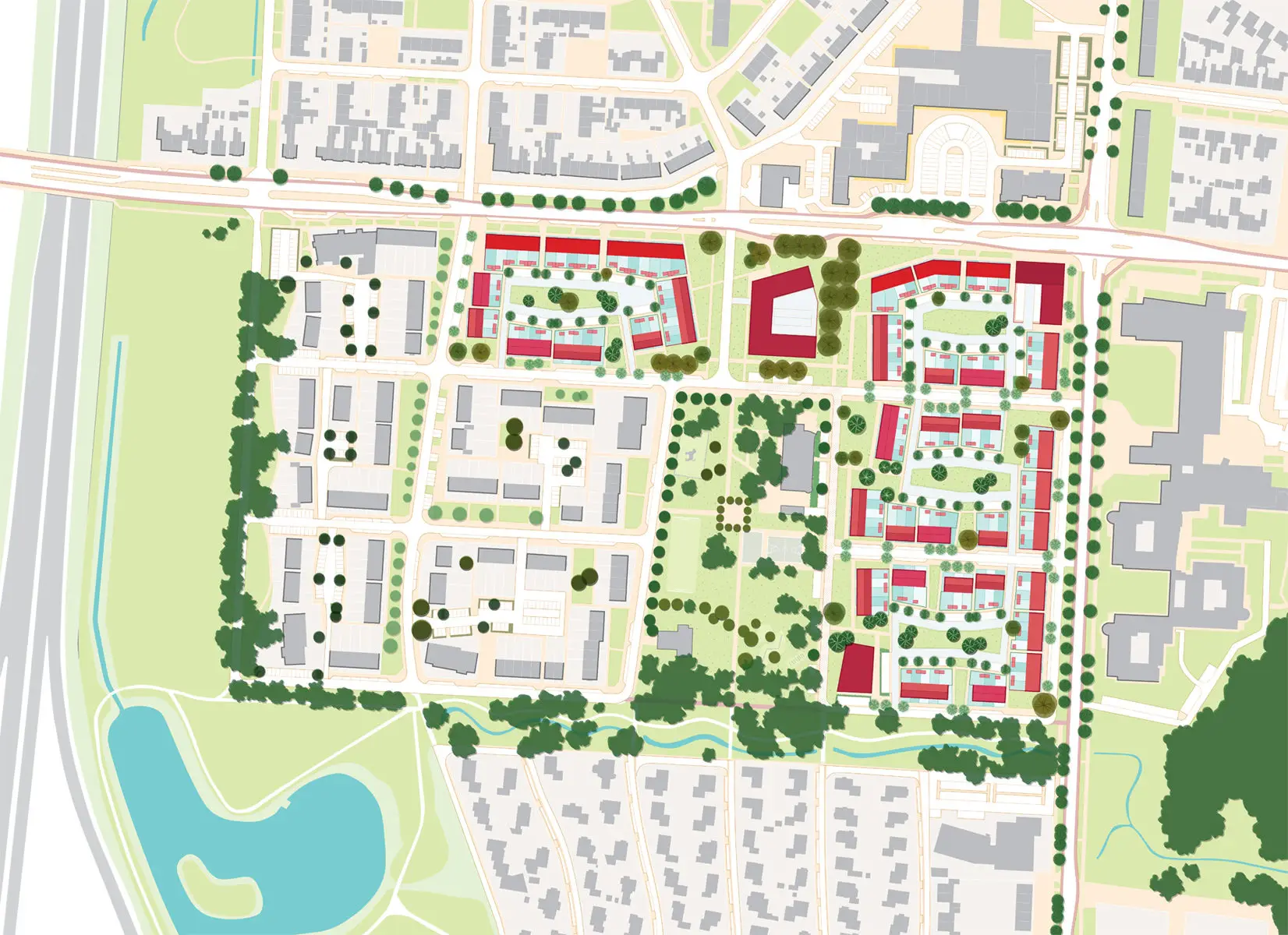 Lees meer over het artikel Vernieuwingsplan Oost Boswinkel — Groen en gevarieerd wonen in Enschede